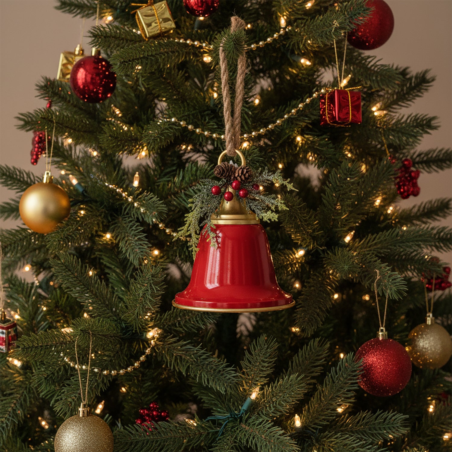 VESTIAMO CASA GRAN NATALE - Appendino Campana Natalizia h19 cm